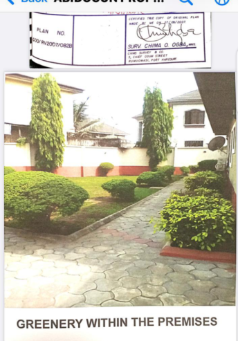 Nice 4 bedroom bungalow with BQ and security house in a secured Estate