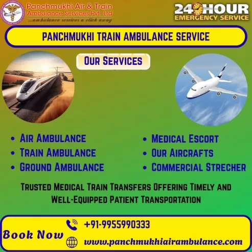 Panchmukhi Train Ambulance Service in Kochi